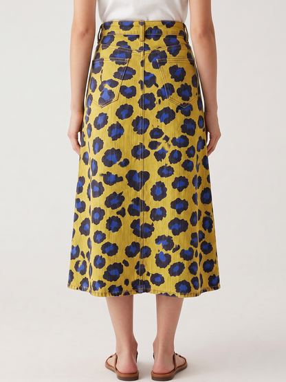 Sagebrush Mirage Mustard RB-SKT10 – Back View – Jessie – Mustard Yellow