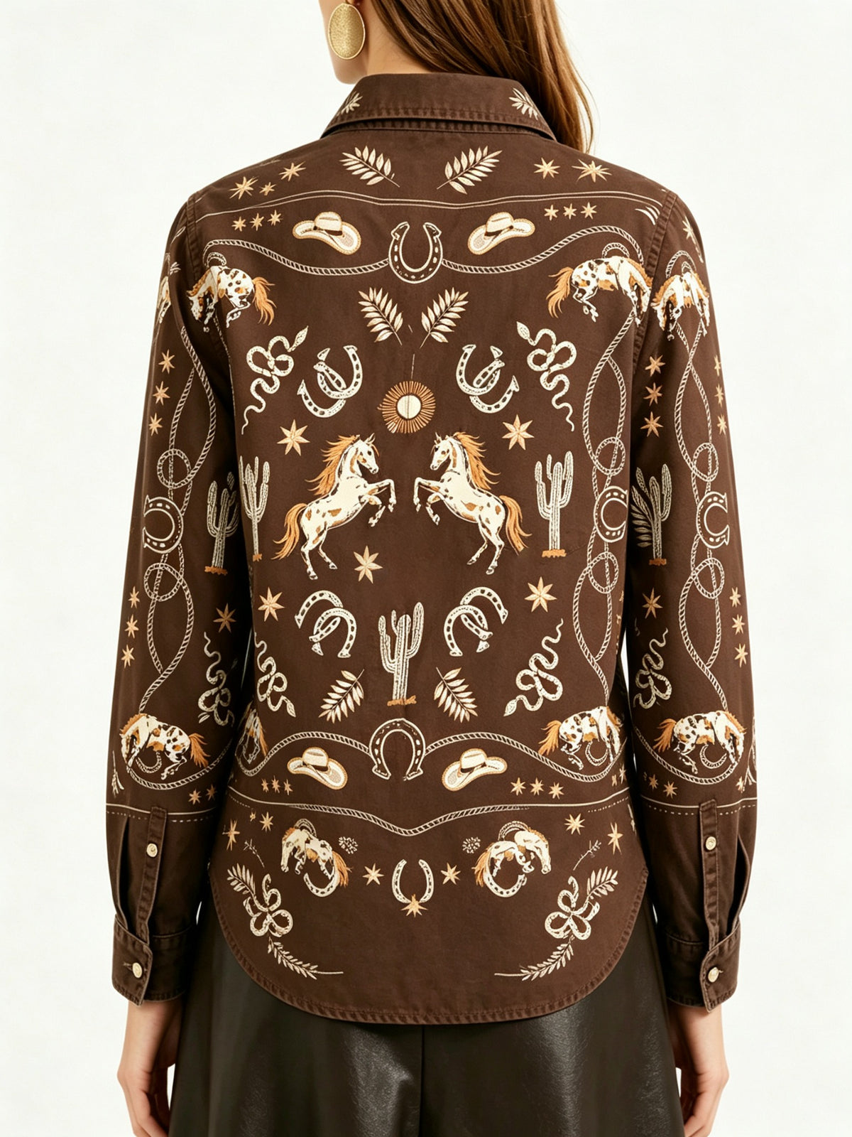 Desert Rodeo RB-TOP16 – Back View – Riley – Brown