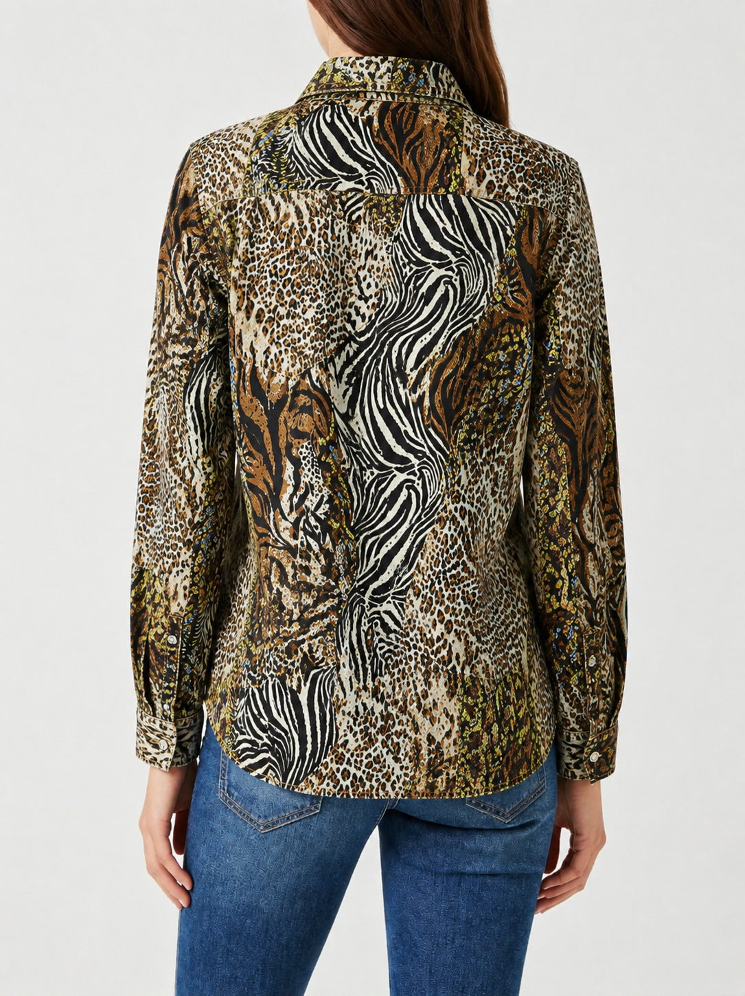 Sagebrush Mirage RB-TOP16 – Back View – Riley – brown, black, beige