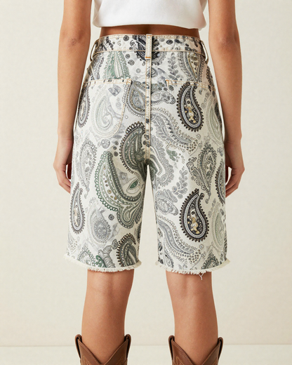 Marble Stone Paisley RB-BOT08 – Back View – Jessie – Pearl / Grey
