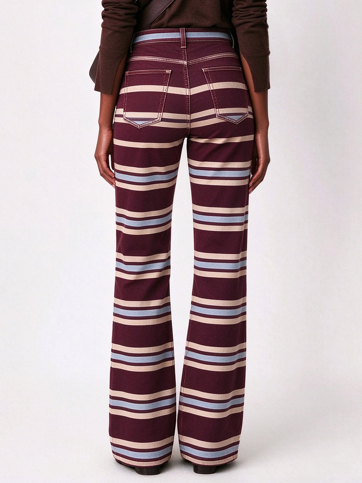Canyon Serape Stripe Bootcut Jeans