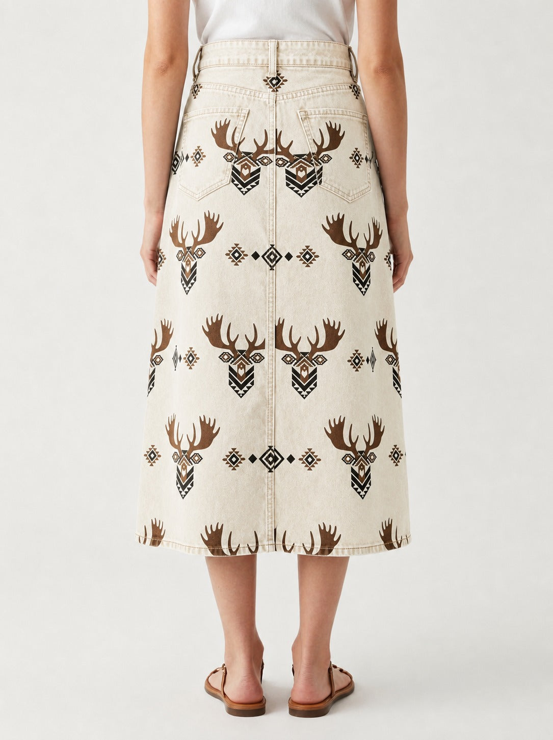 Moose Mesa RB-SKT10 – Back View – Riley – Cream