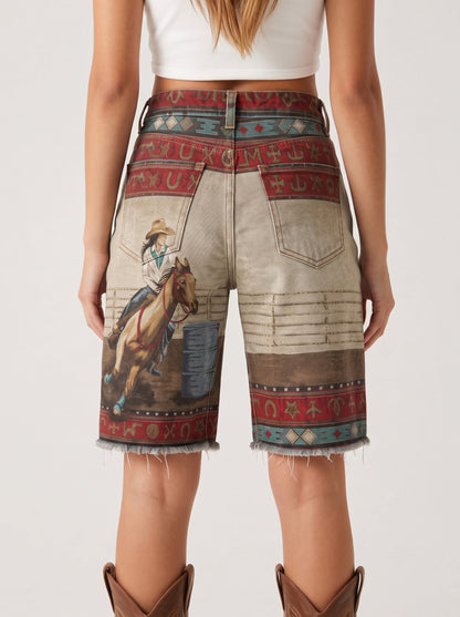 Ranchhand RB-BOT08 – Back View – Riley – Beige, Red