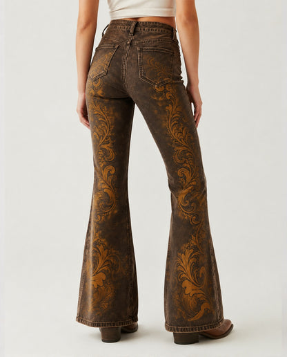 Cactus Bloom RB-BOT04 – Back View – Riley – Denim