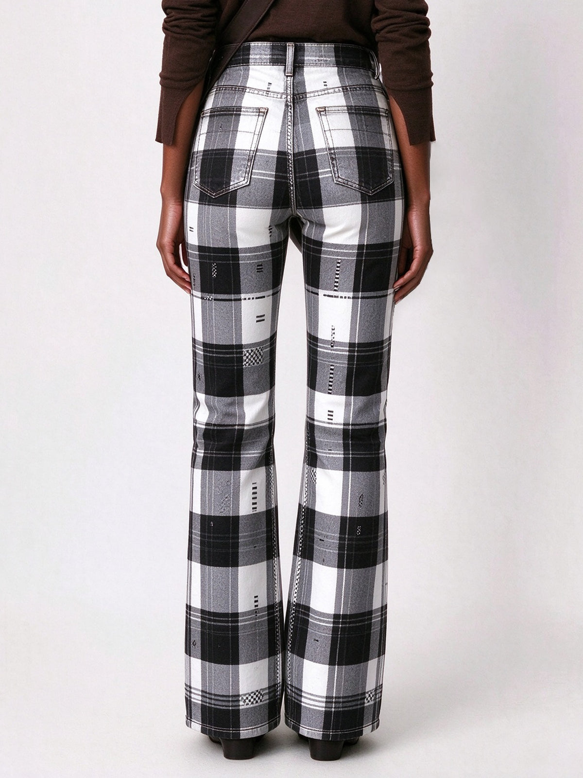 Outlaw Stampede Plaid Bootcut Jeans