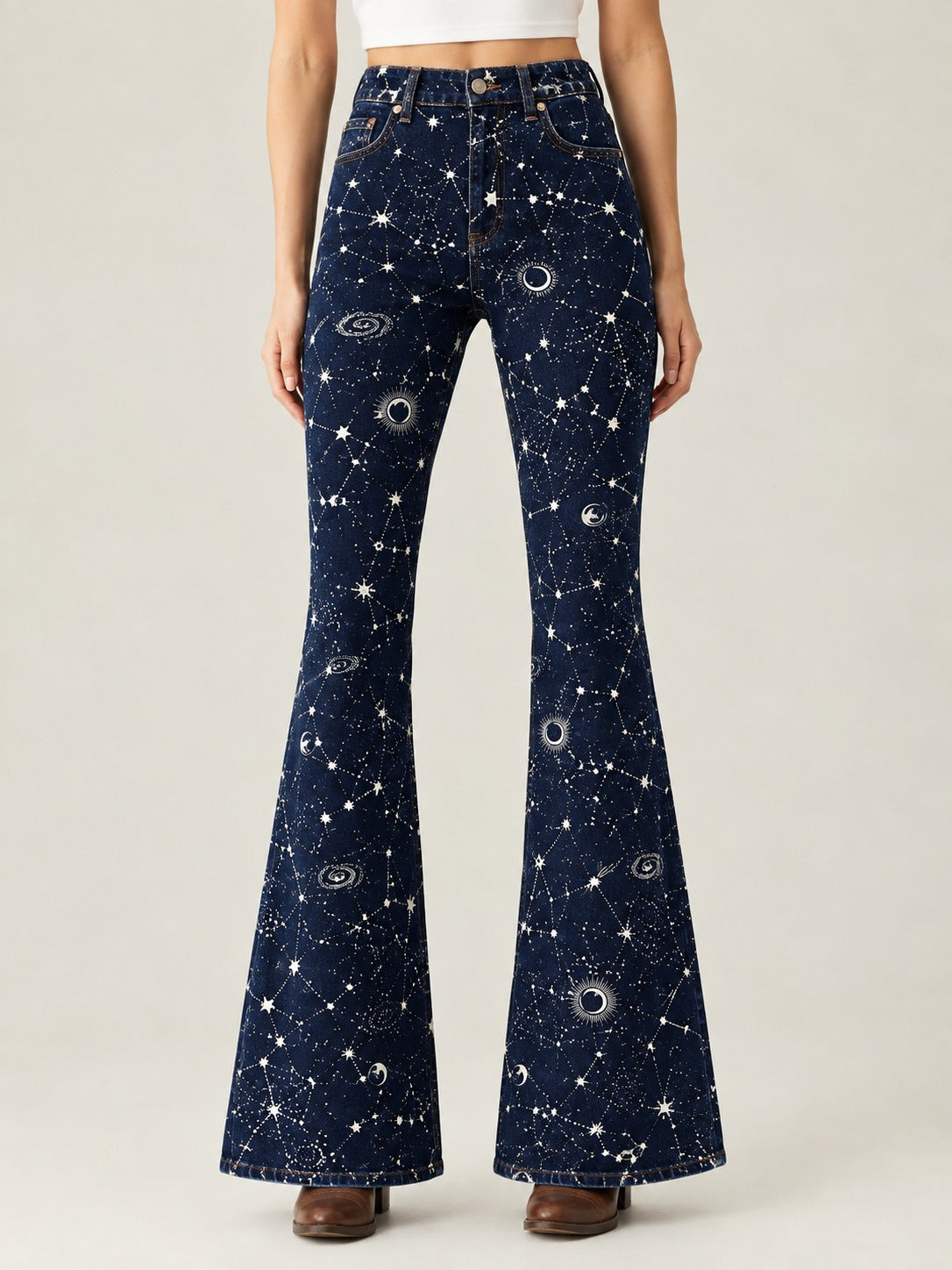 Stellar Outback Bootcut Jeans – Back View – Riley – navy blue