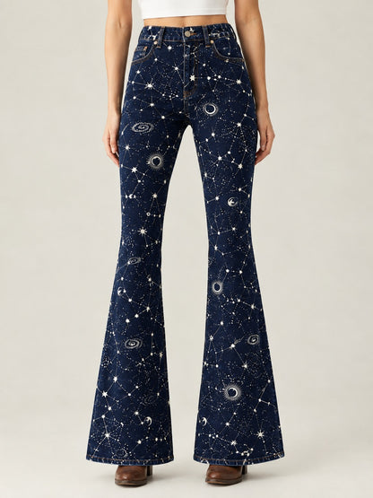 Stellar Outback Bootcut Jeans – Back View – Riley – navy blue