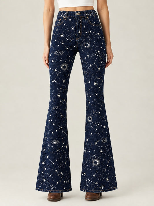 Stellar Outback Bootcut Jeans – Back View – Riley – navy blue