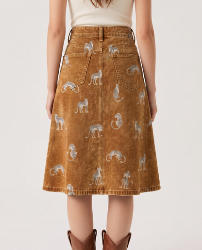 Savanna Stroll RB-SKT03 – Back View – Riley – Brown