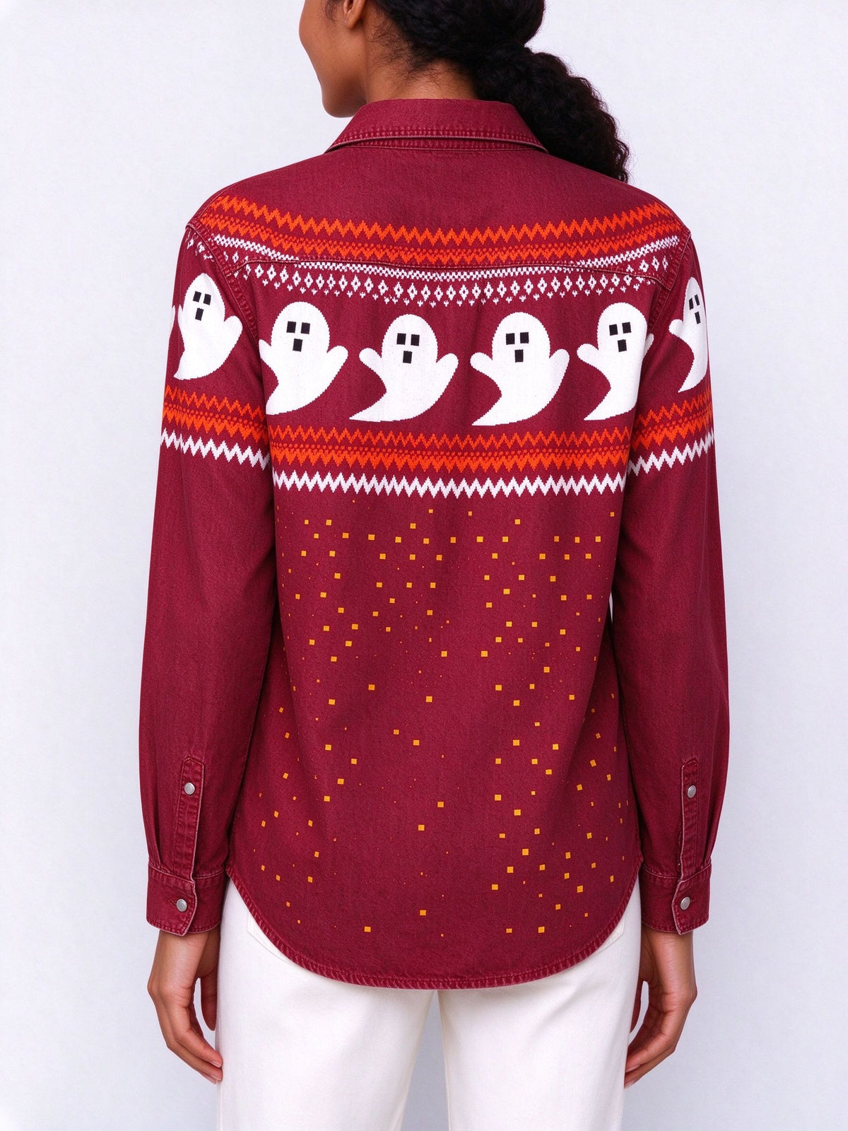 Ghost Ranch Long Sleeve Denim Shirt