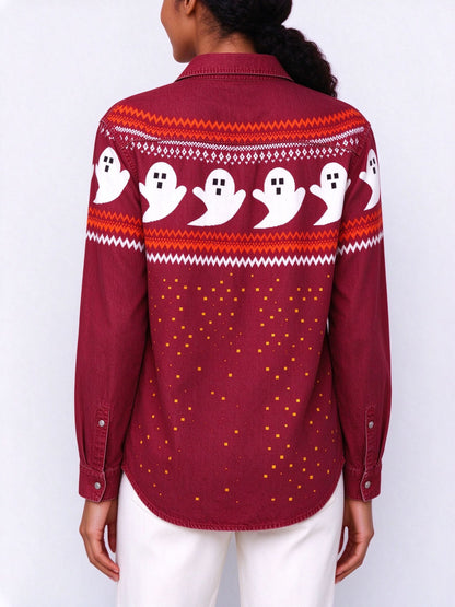 Ghost Ranch Long Sleeve Denim Shirt