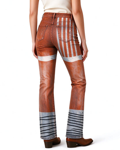 Canyon Bandana Bootcut Jeans