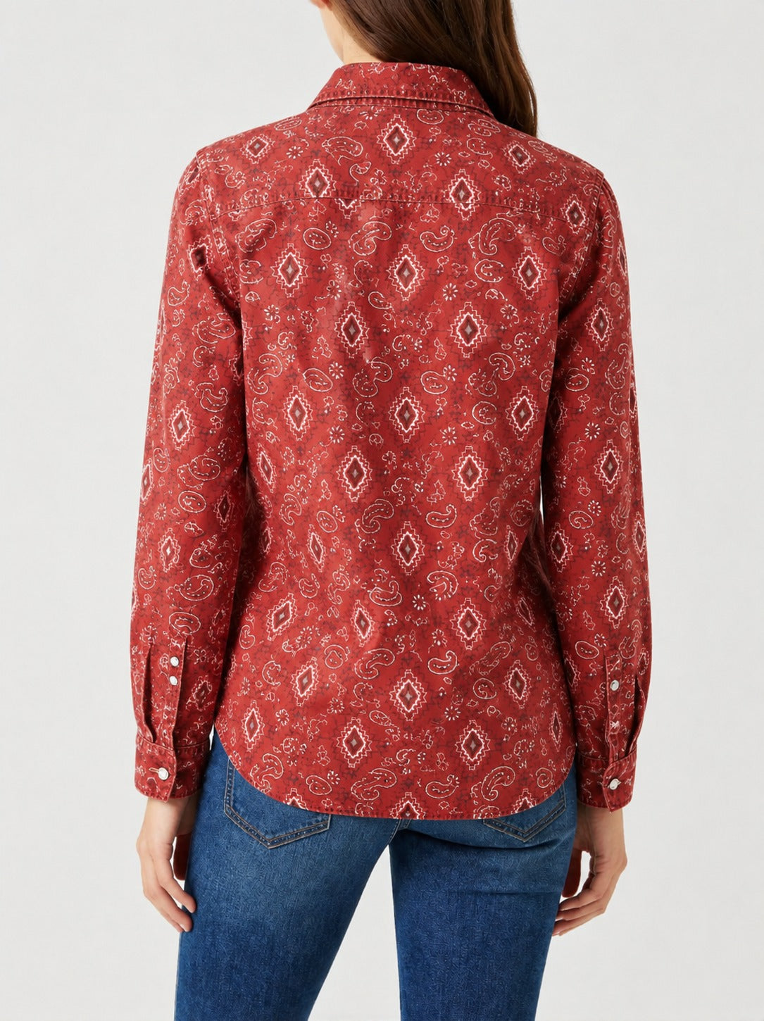 Prairie Ember RB-TOP16 – Back View – Riley – red