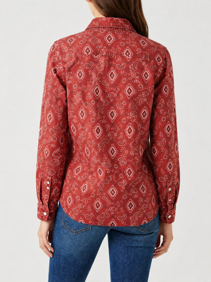 Prairie Ember RB-TOP16 – Back View – Riley – red