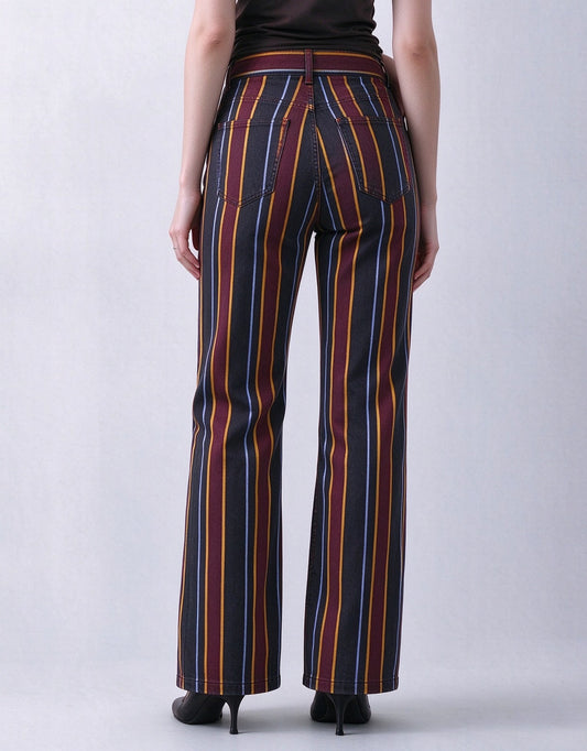 Midnight Rodeo Stripe Bootcut Jeans
