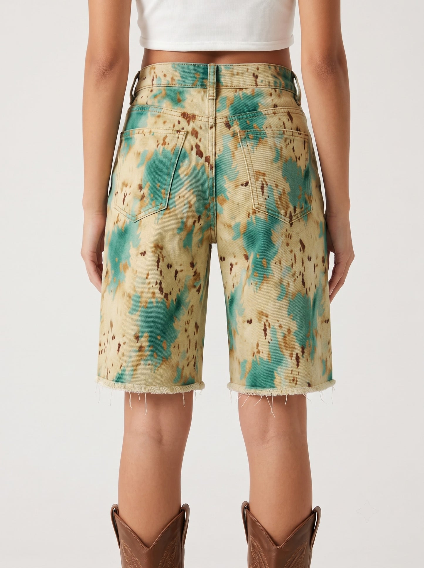 Desert Mirage Teal RB-BOT08 – Back View – Riley – teal, beige