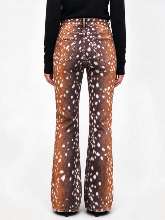 Buckskin Leopard RB-BOT04 – Back View – Riley – Brown
