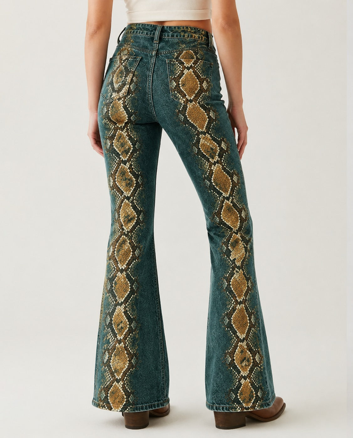 Desert Serpent RB-BOT04 – Back View – Riley – Denim