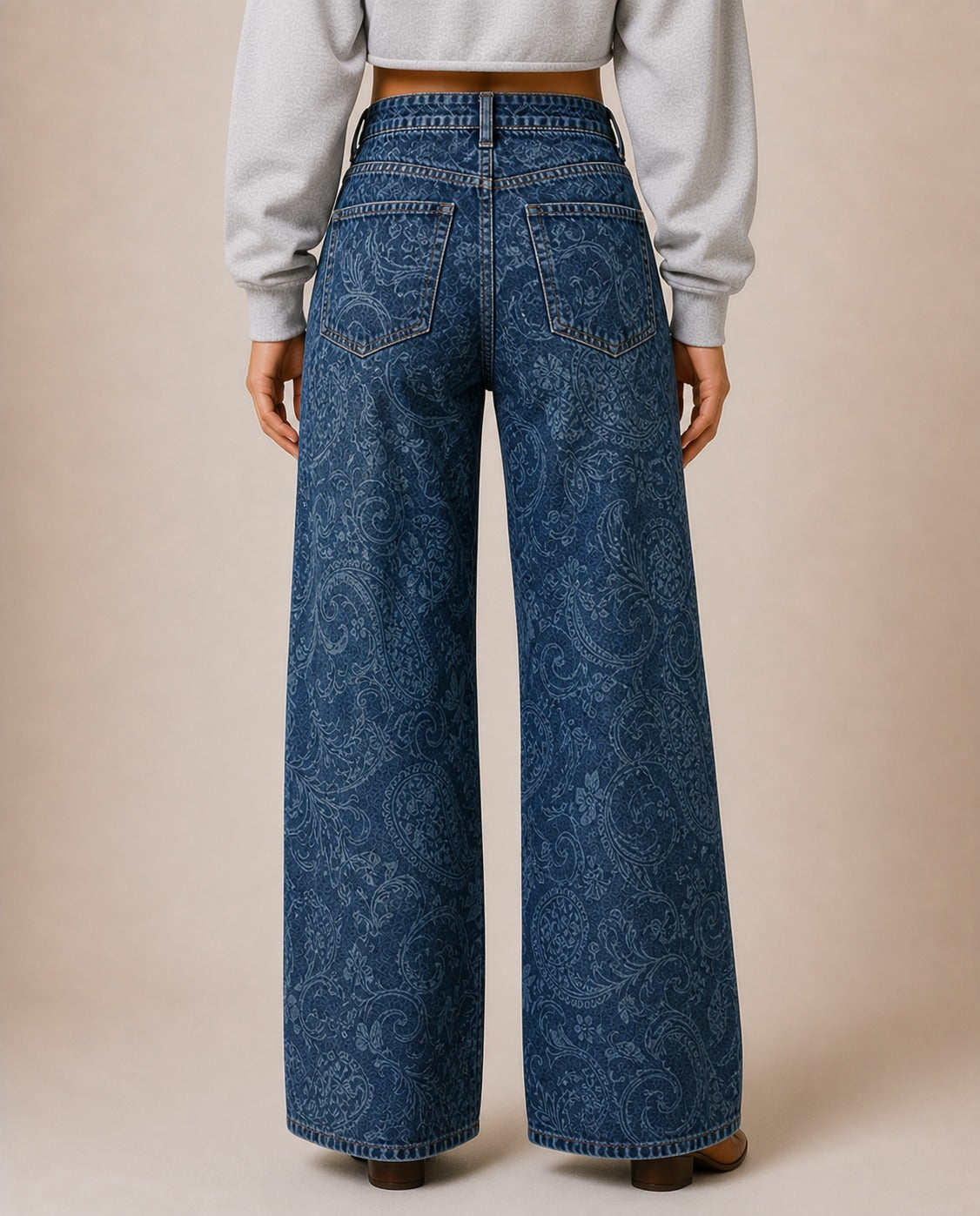 Prairie Sky RB-BOT05 – Back View – Riley – Indigo