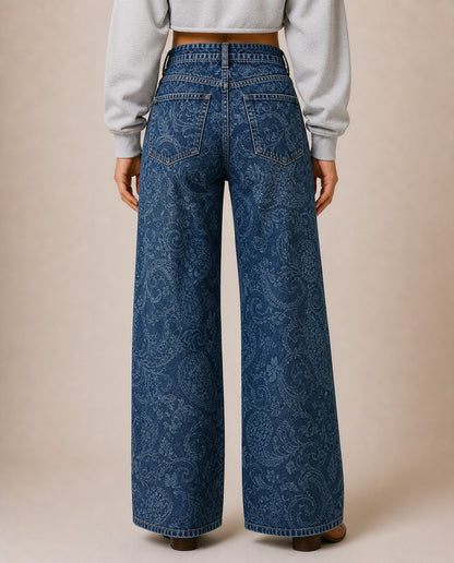 Prairie Sky RB-BOT05 – Back View – Riley – Indigo