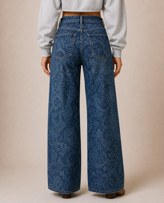 Prairie Sky RB-BOT05 – Back View – Riley – Indigo