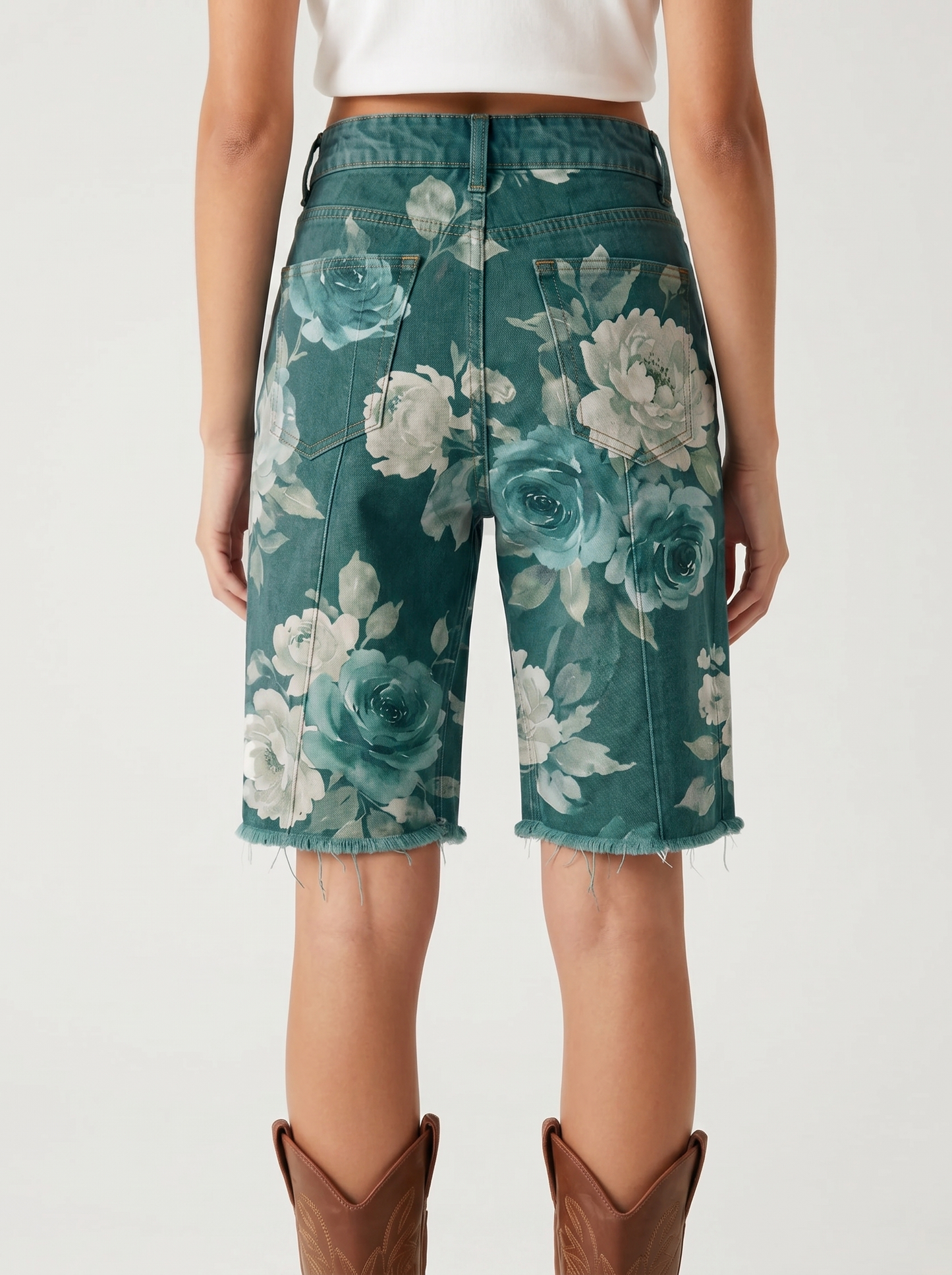 Sunset Stripe RB-BOT23 – Back View – Riley – Medium Blue