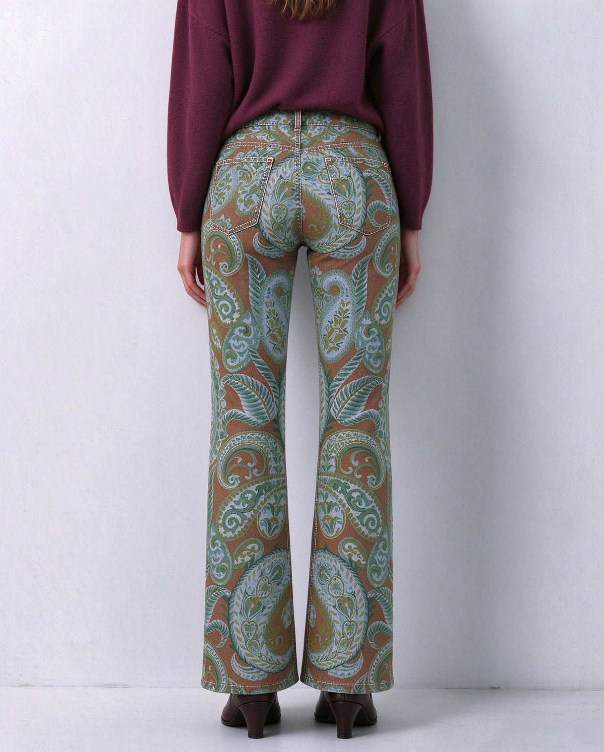 Gunsmoke Paisley Bootcut Jeans