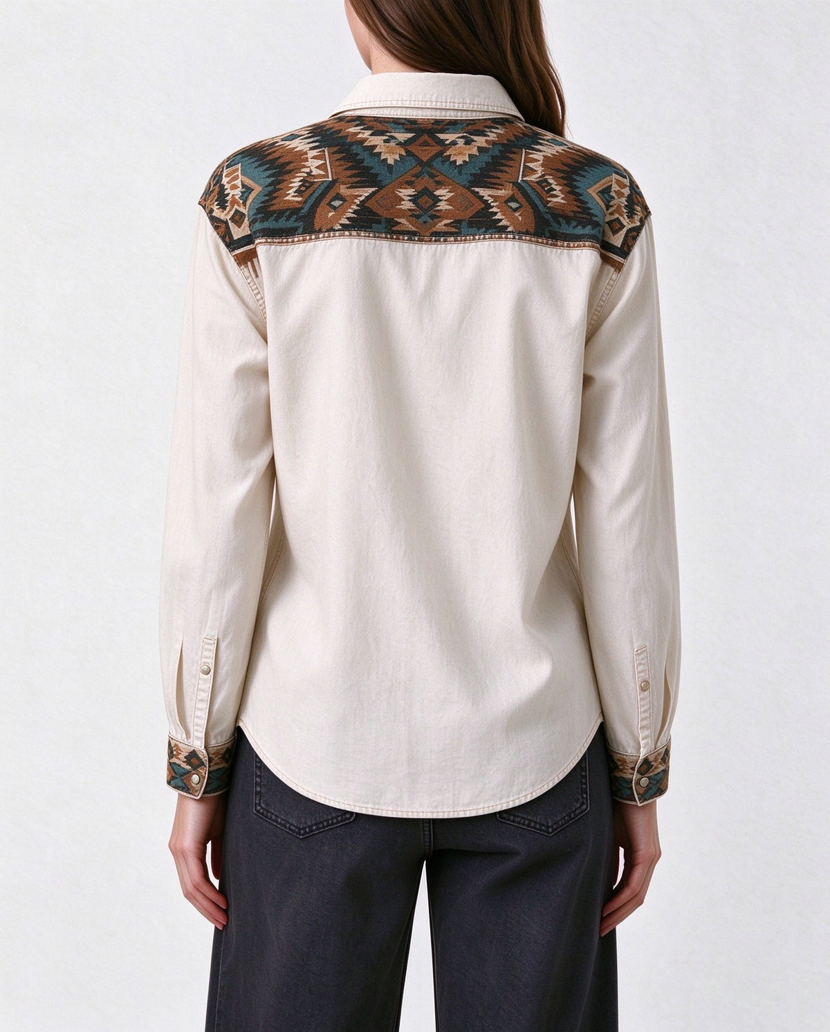 Mesa Spirit Yoke Long Sleeve Denim Shirt
