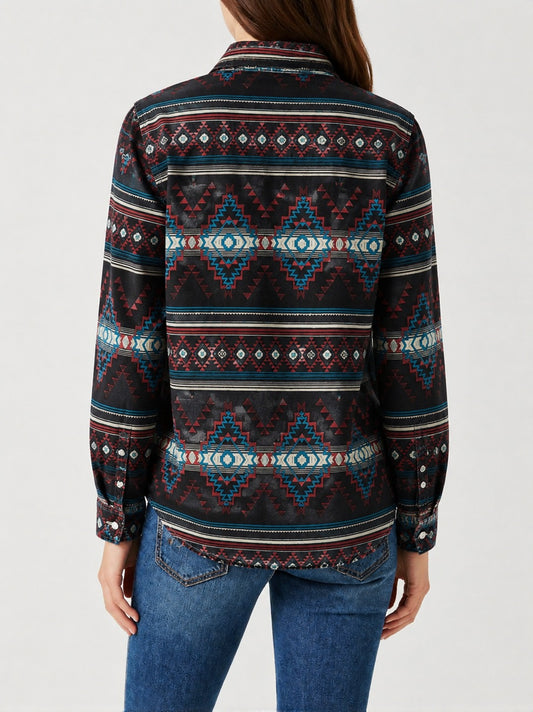 Desert Mirage Black RB-TOP16 – Back View – Riley – black, red, blue, white
