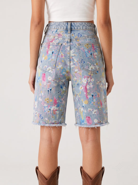 Desert Bloom Light Blue RB-BOT08 – Back View – Riley – light blue