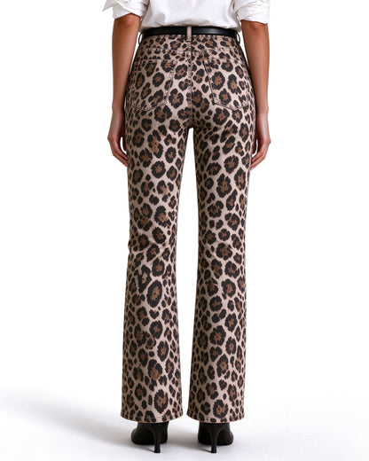 Rodeo Leopard Spots Bootcut Jeans