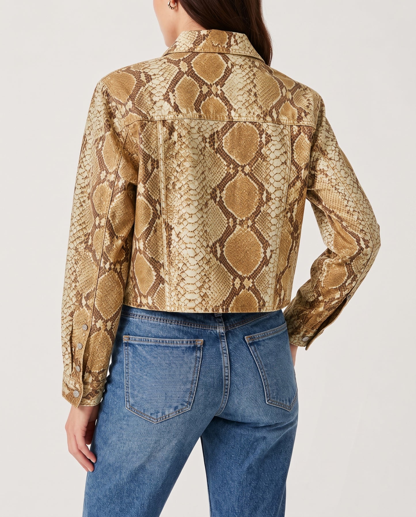 Desert Viper RB-JKT01 – Back View – Riley – Denim