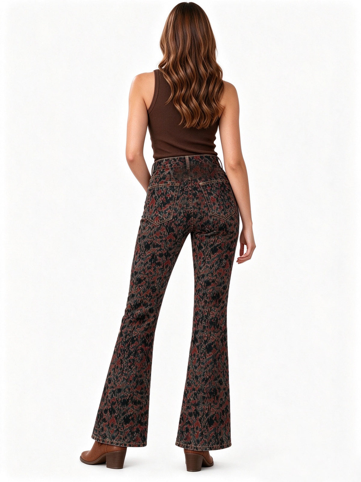 Outlaw Ember Bandana Bootcut Jeans