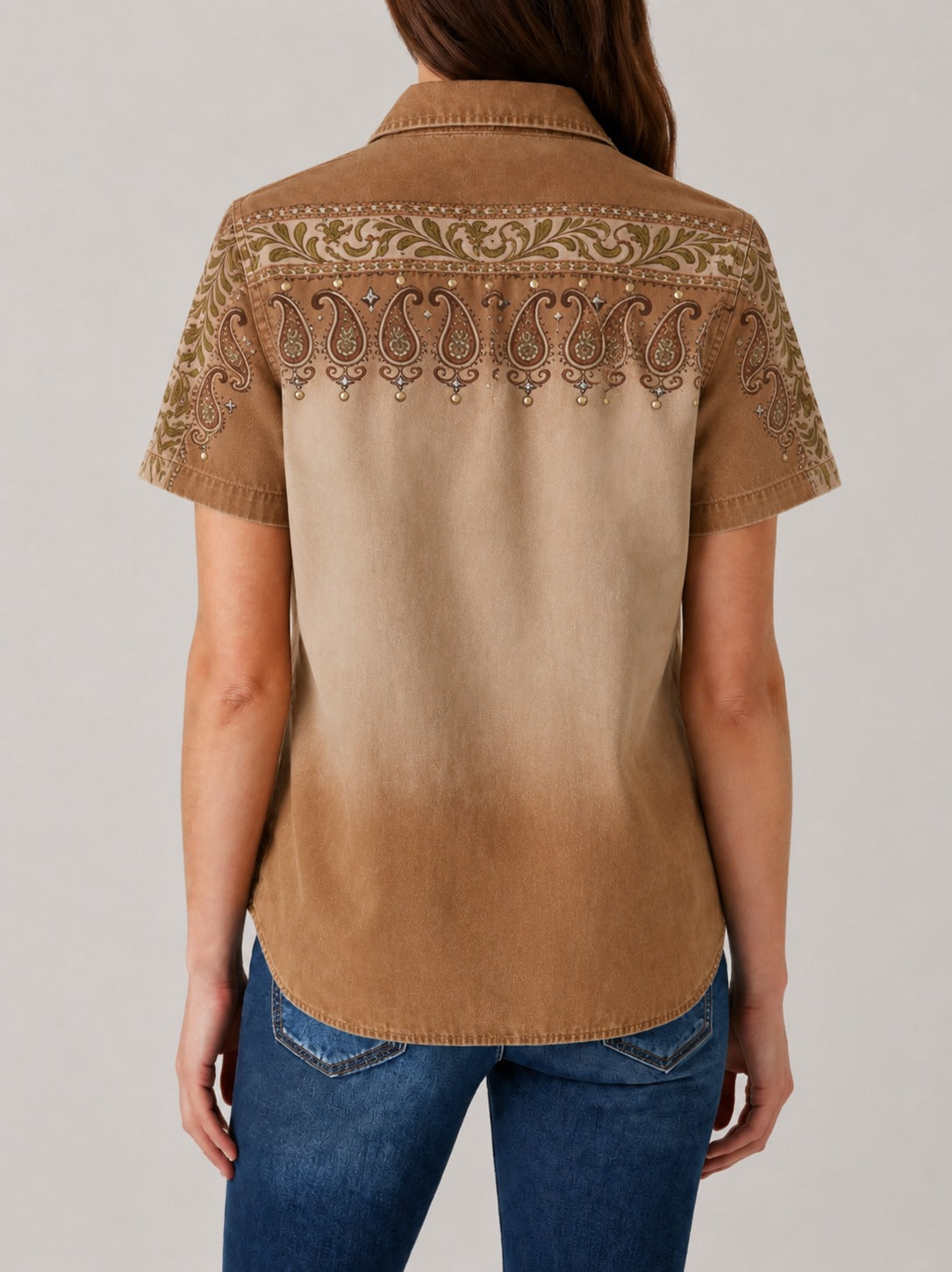 Desert Mirage RB-TOP15 – Back View – Riley – tan