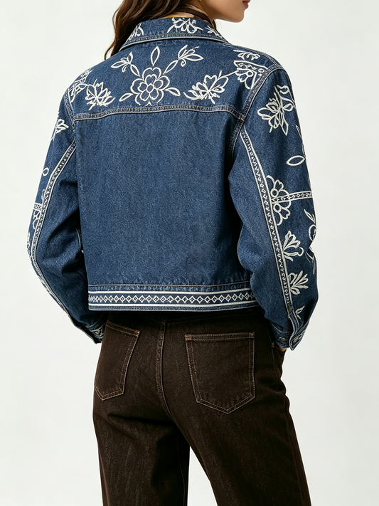 Indigo Prairie RB-JKT01 – Back View – Riley – Indigo