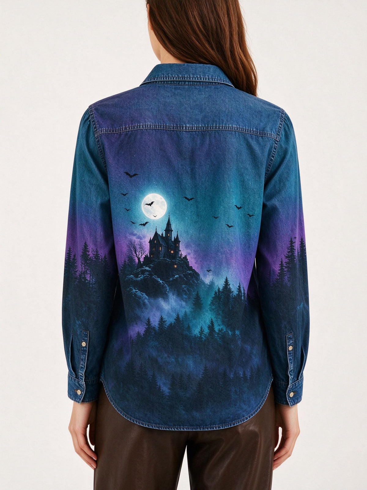 Moonlit Mesa Long Sleeve Denim Shirt