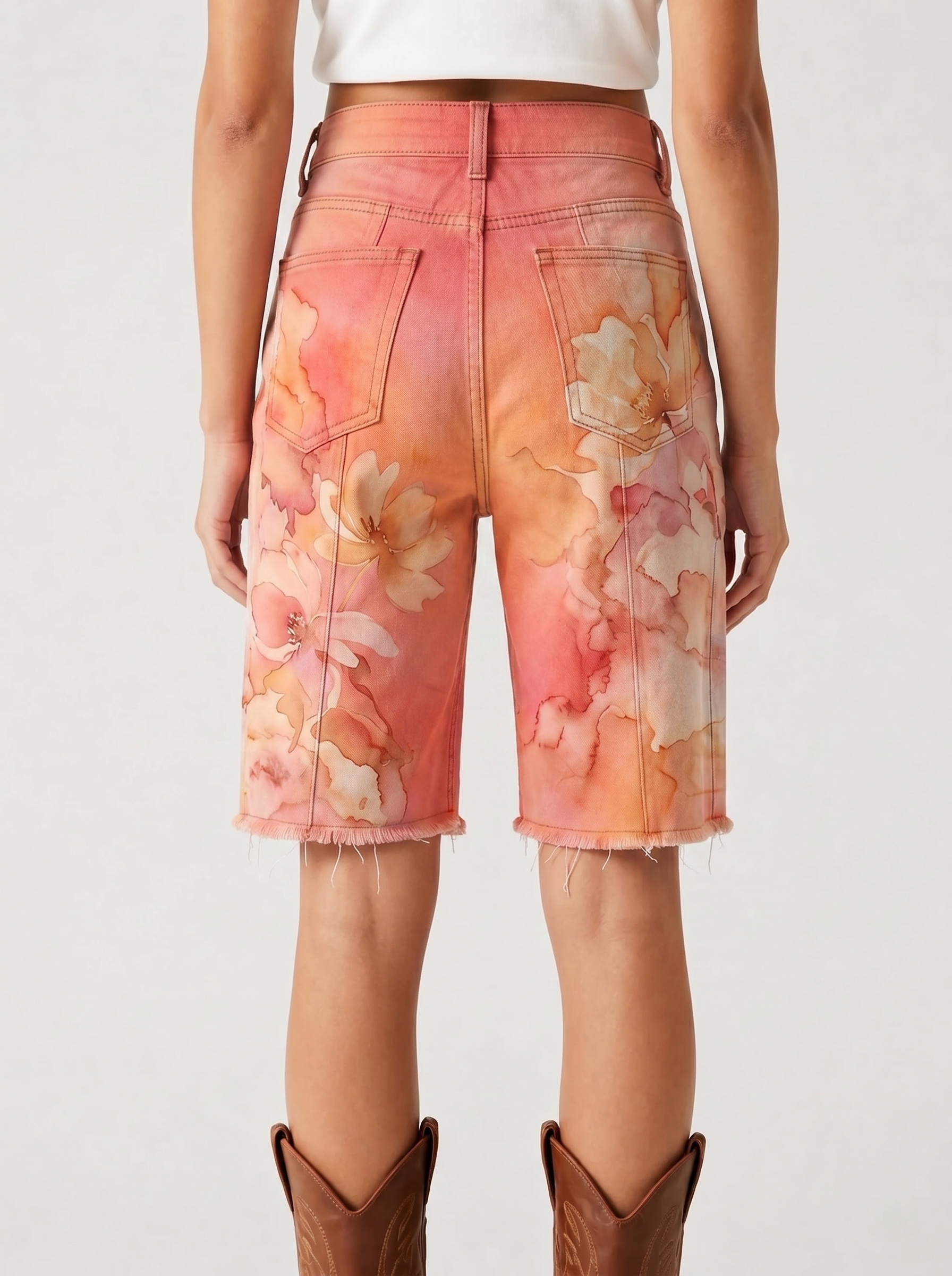 Midnight Bloom RB-BOT23 – Back View – Riley – Medium Blue