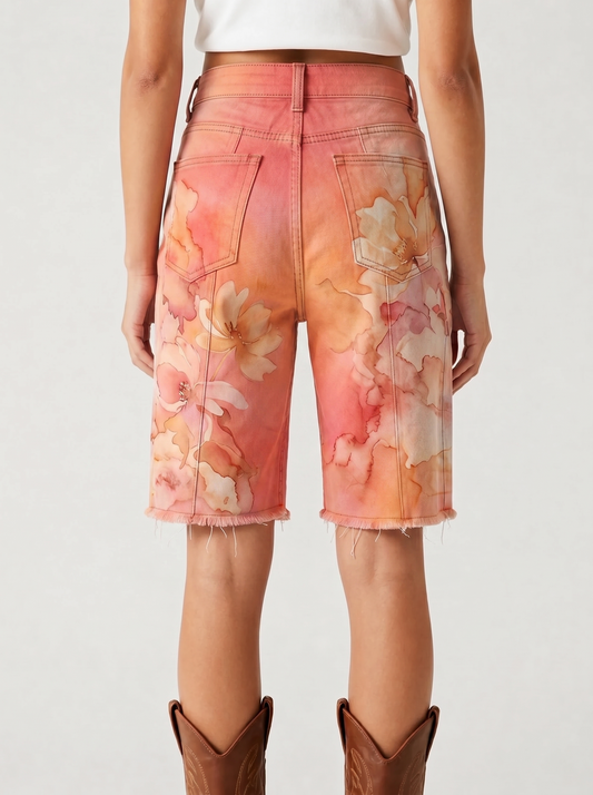Midnight Bloom RB-BOT23 – Back View – Riley – Medium Blue