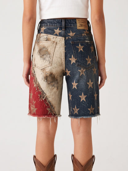 Star-Spangled Rider RB-BOT08 – Back View – Riley – blue, red