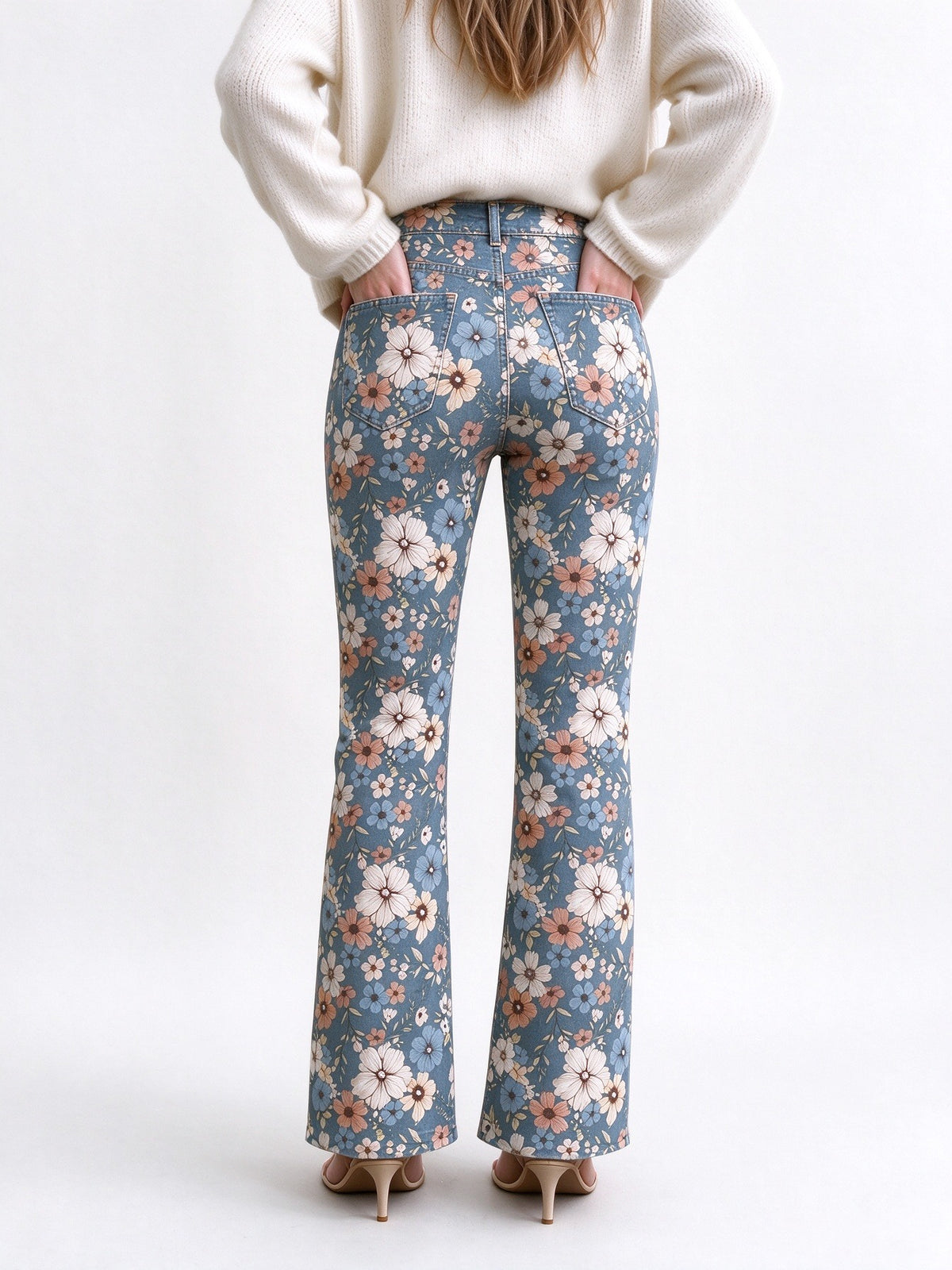 Prairie Wildflower 066 Bootcut Jeans