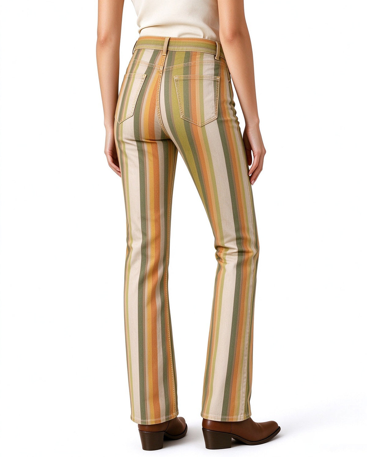 Prairie Stripe Bootcut Jeans