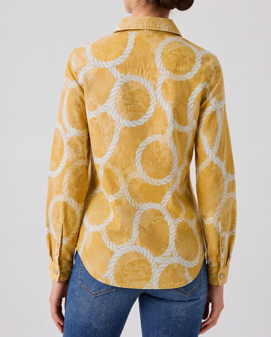 Rope Knot Ranger RB-TOP16 – Back View – Riley – Mustard Yellow