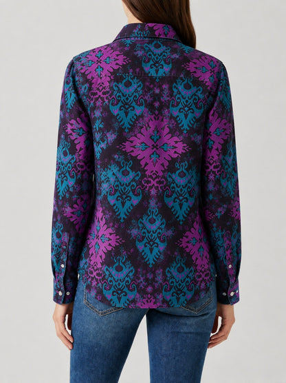 Prairie Vortex RB-TOP16 – Back View – Riley – Purple, Teal, Black