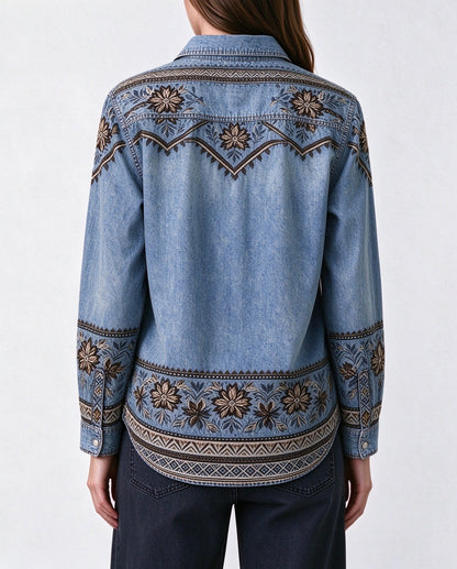 Desert Star Trail Long Sleeve Denim Shirt