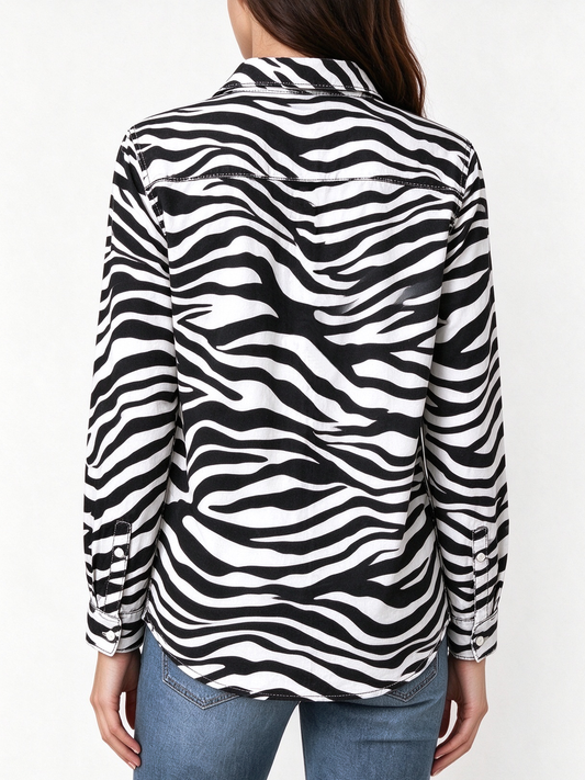 Zebra Ridge RB-TOP16 – Back View – Riley – Black