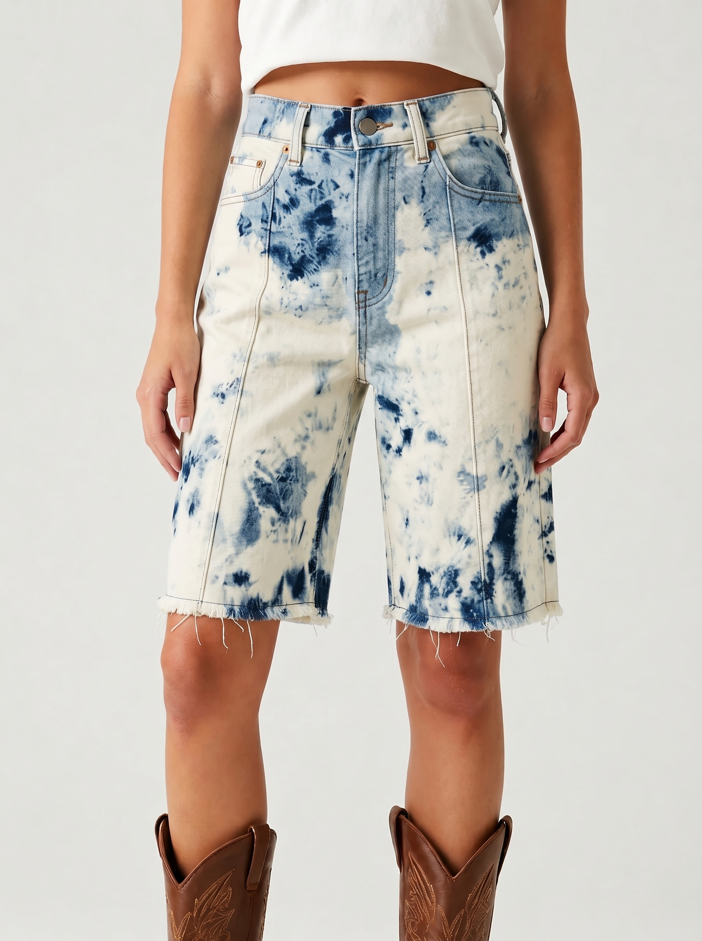 Moonlit Bloom RB-BOT23 – Back View – Riley – Medium Blue