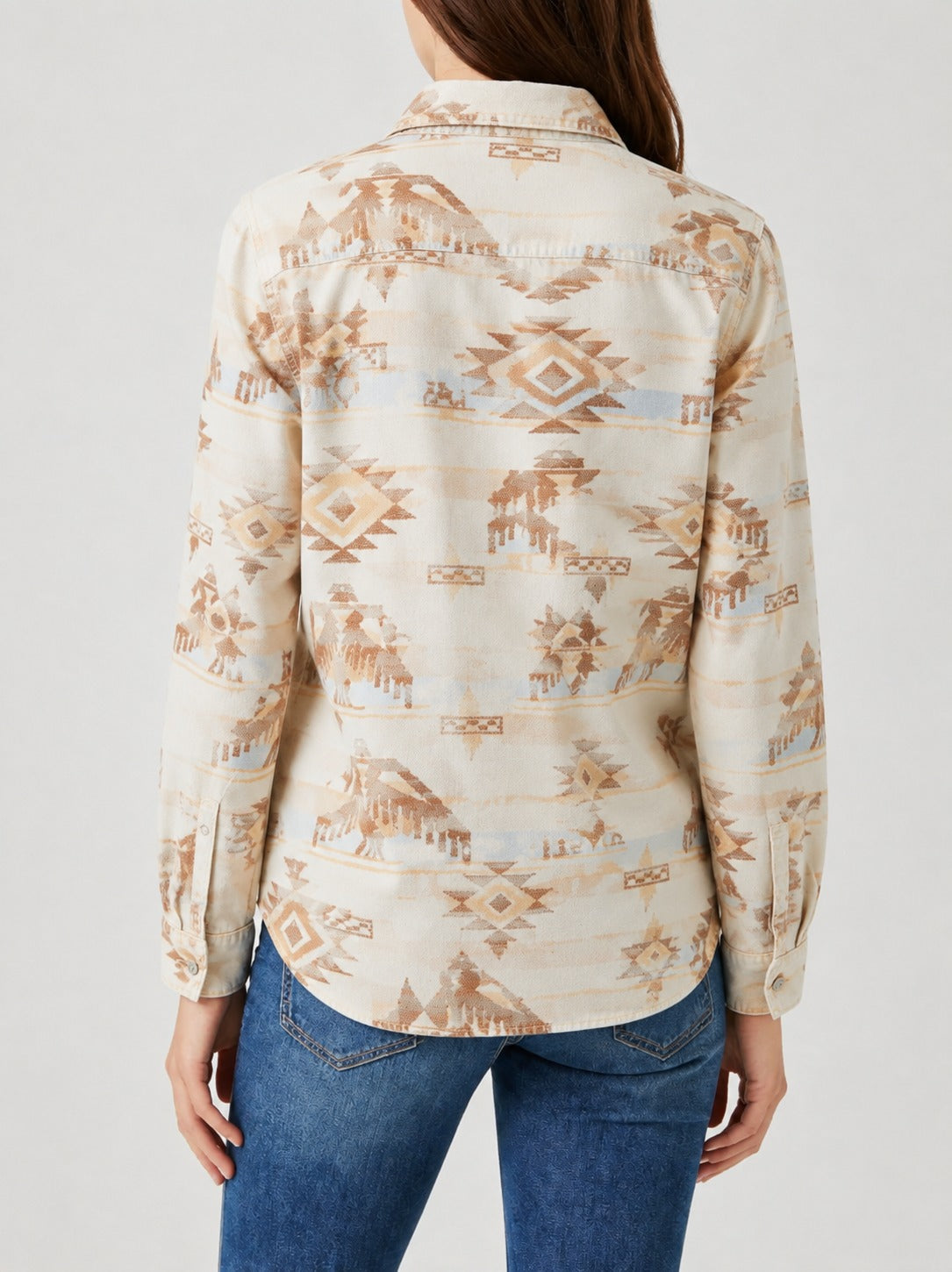 Desert Mirage Cream RB-TOP16 – Back View – Riley – cream, tan, light blue