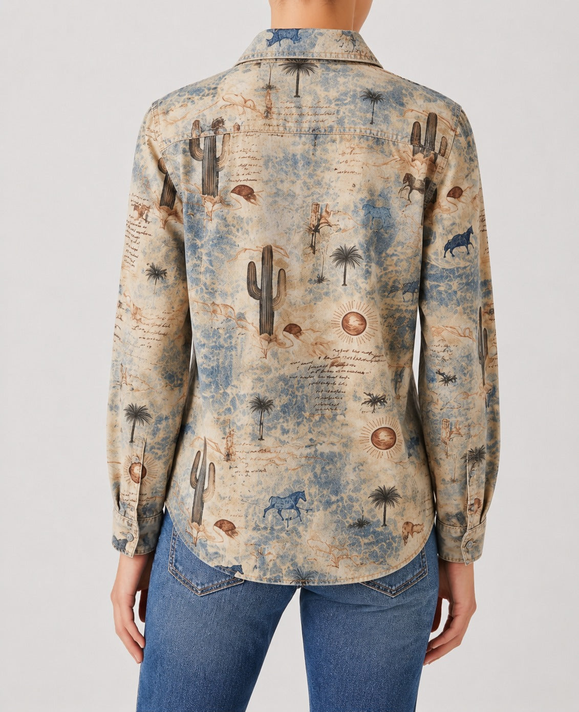 Desert Mirage RB-TOP16 – Back View – Riley – Blue