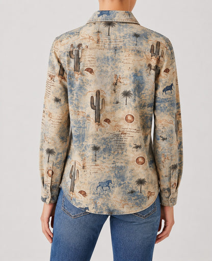 Desert Mirage RB-TOP16 – Back View – Riley – Blue