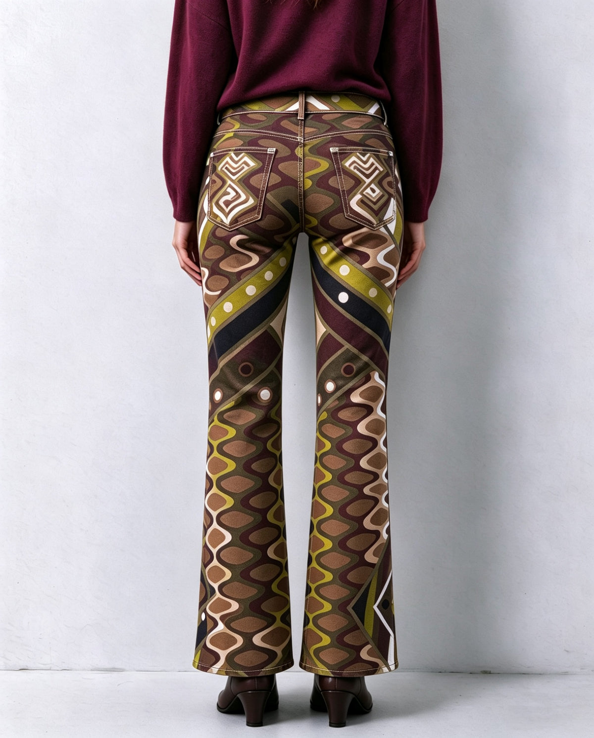 Mesa Sagebrush Zigzag Bootcut Jeans